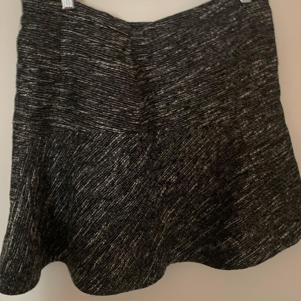 Jcrew mini flared tweed skirt